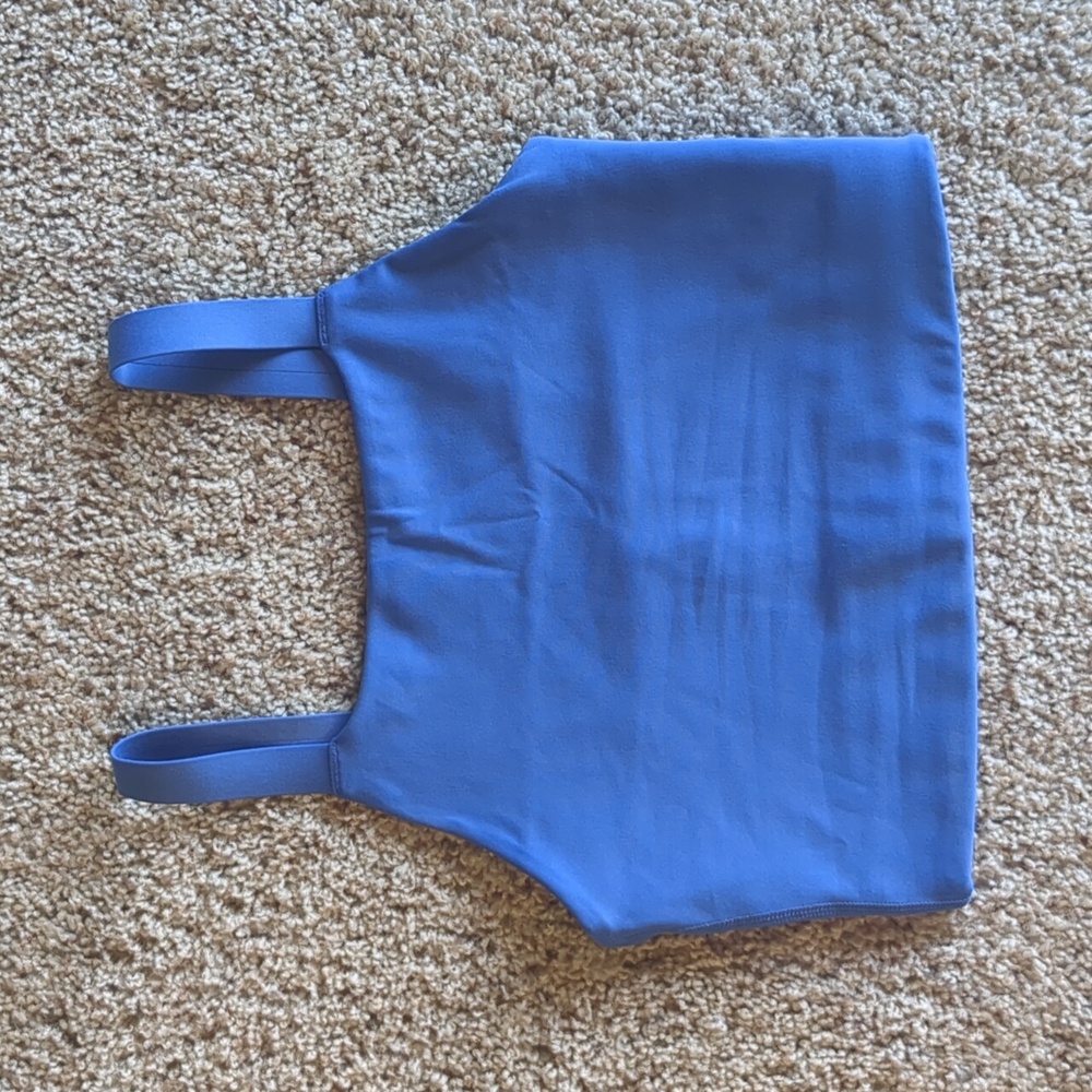 Girlfriend Collective Blue Sports Bra XS